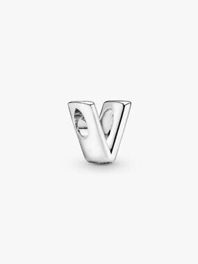 Pandora Letter V Alphabet Charm